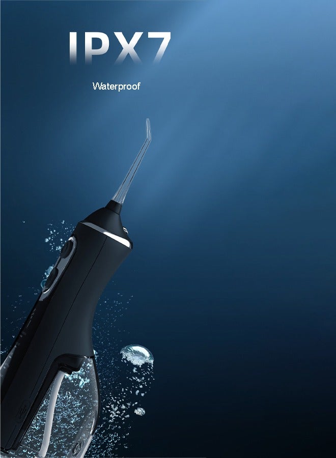 NKX USB Rechargeable Ultimate Handheld Tooth Beautifier & Calculus Removal Water Flosser with 4 Nozzles - Image 5