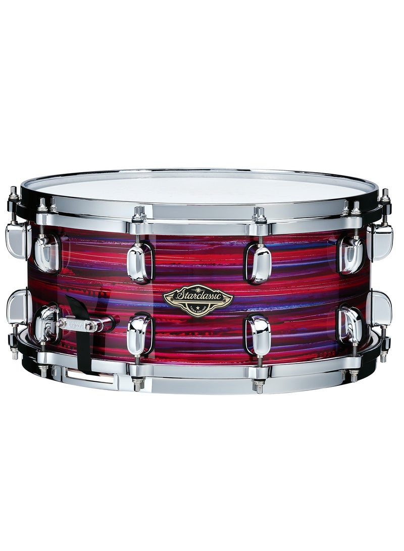 TAMA WBSS65-LPO | Starclassic Walnut/Birch | Snare Drums | 14" x 6.5" | 6mm Hybrid Shell | 10-Hole Die-Cast Hoops | High-Gloss Lacquer | Chrome Hardware | Lacquer Phantasm Oyster