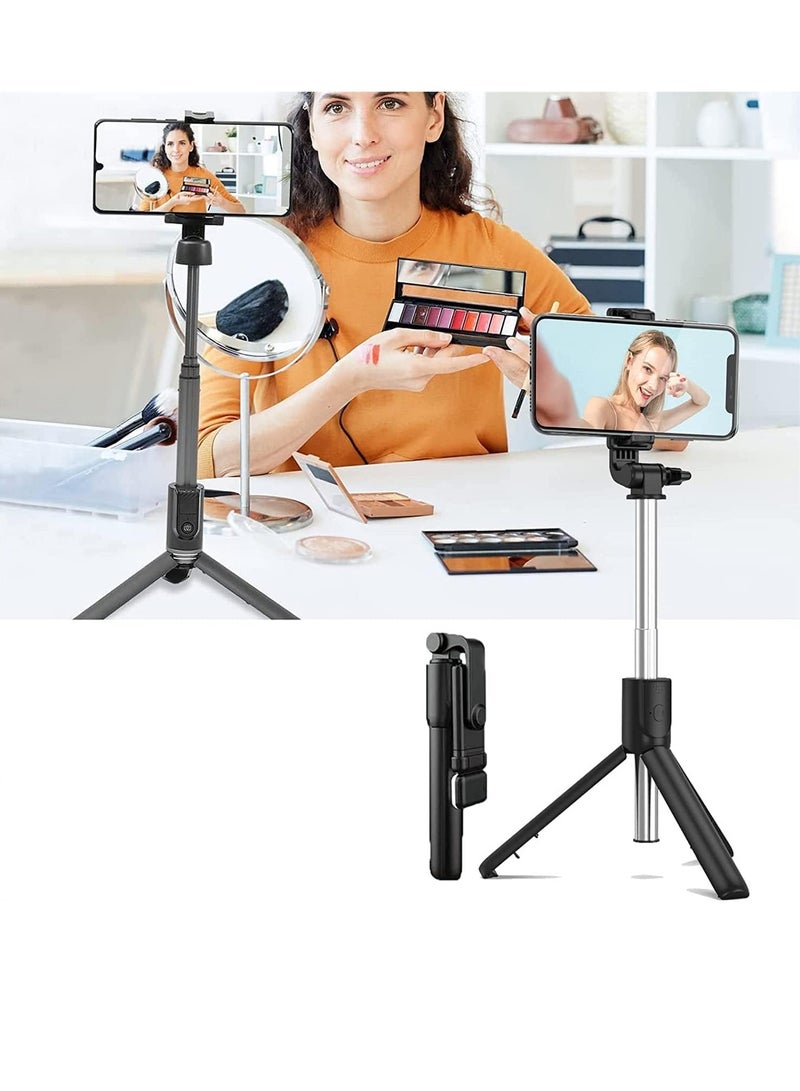 ELTRAZONE Selfie Stick, Extendable Selfie Stick with Wireless Remote and Tripod Stand, Portable - Image 1