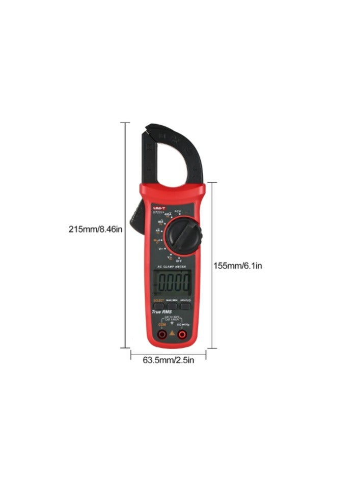 UNI-T Digital Clamp Meter Temperature Current Voltage Resistance Tester Multi meter UT201+UT202+UT202A - Image 2