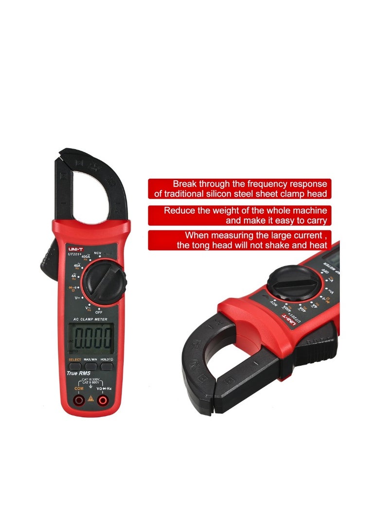 UNI-T Digital Clamp Meter Temperature Current Voltage Resistance Tester Multi meter UT201+UT202+UT202A - Image 3