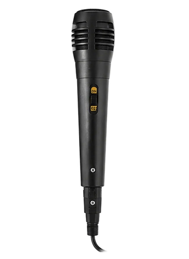 جاما مكبر صوت محمول GT-886 مع ميكروفون سلكي، ومضخم صوت (Subwoofer) مقاس 8 بوصات، وصوت قوي بقدرة 8 واط، وبطارية قابلة لإعادة الشحن بسعة 1200 مللي أمبير في الساعة، وإضاءة RGB؛ يدعم منافذ USB وبطاقة TF وAUX ومدخل ميكروفون، ومثالي لحفلات الكاريوكي. - Image 5