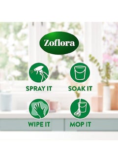 Zoflora Zoflora-Multi-purpose Concentrated Disinfectant All Surface Cleaner-Floor Cleaner-Effective against bacteria & Viruses-Long Lasting Linen Fresh Fragrance-Eliminates Odour-All Day Fresh-500ml  - Image 4