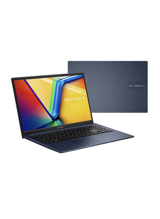ASUS VivoBook Laptop With 15.6-Inch Display, Core i5-1335U Processor/8GB RAM/512GB SSD/Windows 11/Intel UHD Graphics/ English/Arabic Quiet Blue - Image 1