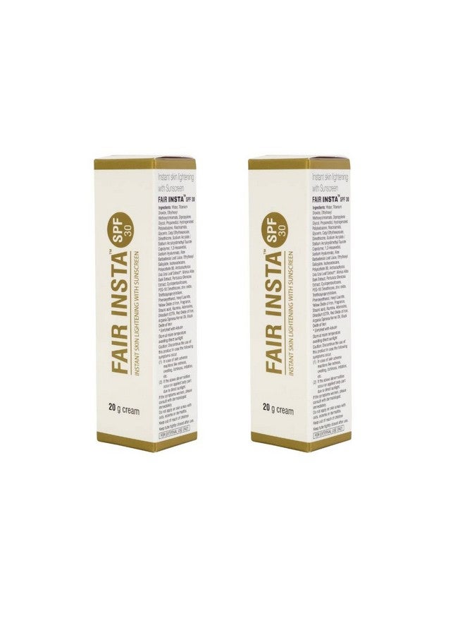 Zydus Liva SPF30 Instant Skin Lightening Cream with Sunscreen - 20 Gram, Pack of 2 - Image 1