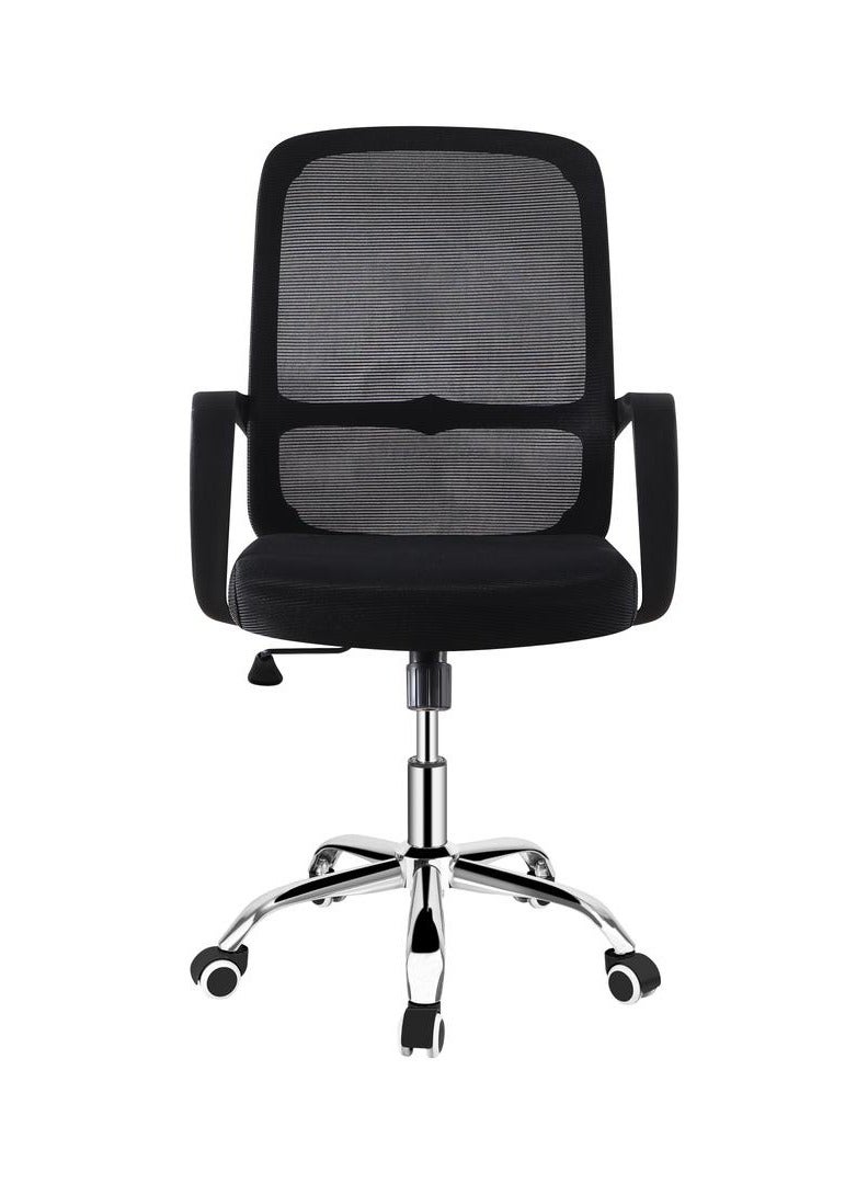 MAF FURNITURE Ergonomic Executive Office Chair, Office Chair Computer Chairs Home Office Chair Wide Seat With Large Headrest Modern Desk Chair Lumbar Support Mesh Chair MAF-7851 BK
