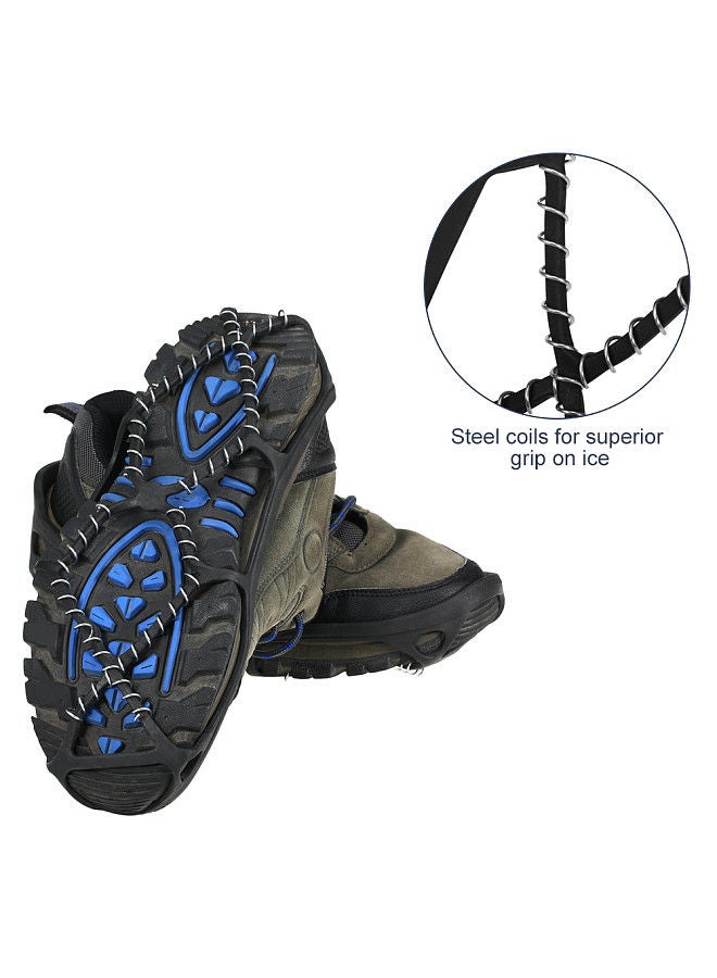 Generic 1 Pair Ice Crampons Winter Snow Boot Shoes Covers Ice Gripper Anti-skid Snow Traction Cleats Size L - Image 5
