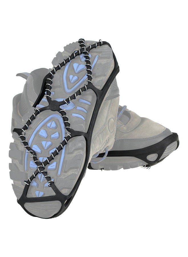 Generic 1 Pair Ice Crampons Winter Snow Boot Shoes Covers Ice Gripper Anti-skid Snow Traction Cleats Size L - Image 1