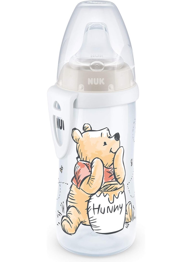 NUK Active Cup, Learning Cup, 12+ Months, Leak-Proof Drinking Spout, Clip & Protective Cap, BPA Free, 300 ml, Disney Winnie The Pooh - Image 2