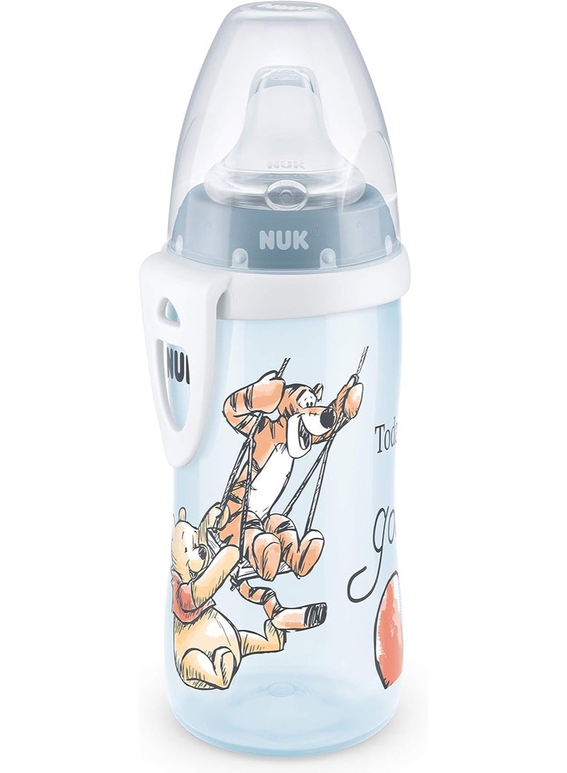 NUK Active Cup, Learning Cup, 12+ Months, Leak-Proof Drinking Spout, Clip & Protective Cap, BPA Free, 300 ml, Disney Winnie The Pooh - Image 3