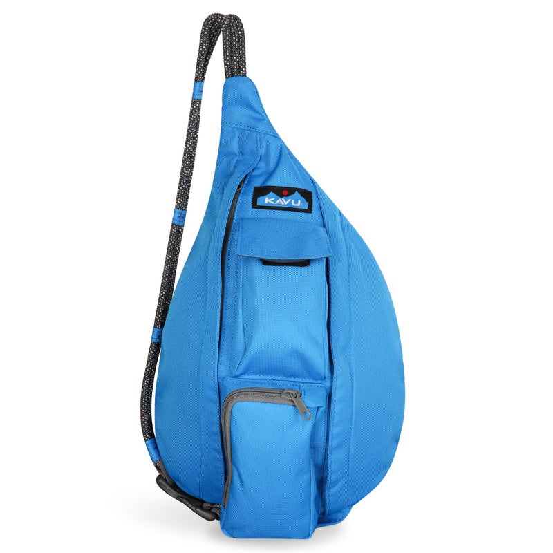 KAVU Mini Rope Sling Pack with Adjustable Rope Shoulder Strap Blue Spark - Image 2