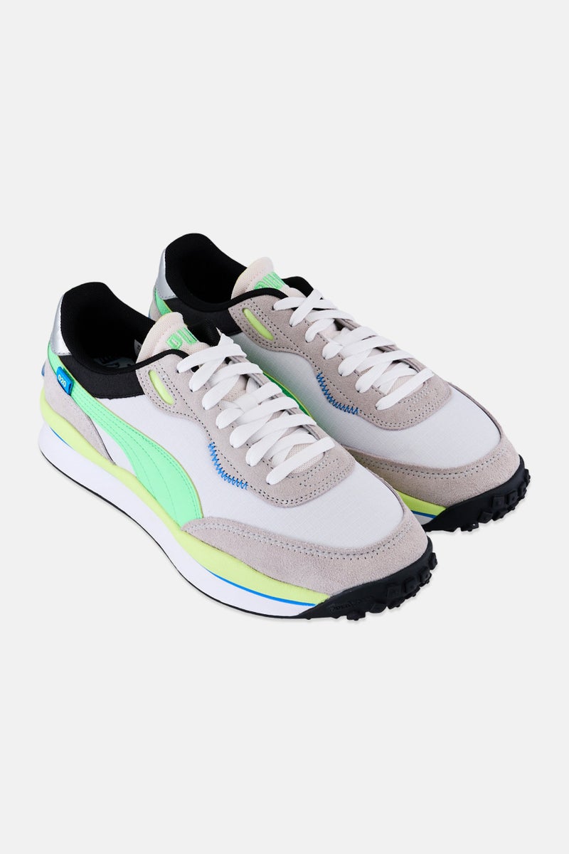 PUMA أحذية خارجية للرجال بأسلوب رايدر مزودة بأربطة، متعددة الألوان - Image 3