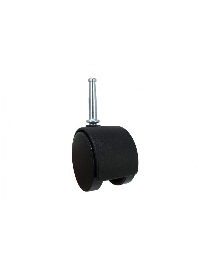 Shepherd Hardware Shepherd Hardware 9418 2-Inch Office Chair Caster, Twin Wheel, 5/16-Inch Stem Diameter, 75-lb Load Capacity, 2-Pack, Black  - Image 4