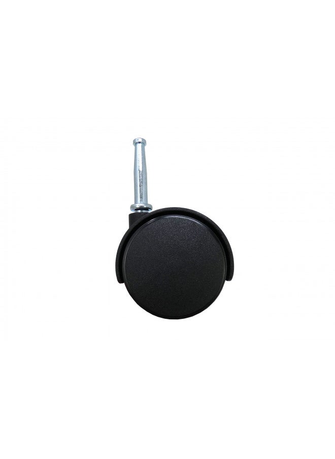 Shepherd Hardware Shepherd Hardware 9418 2-Inch Office Chair Caster, Twin Wheel, 5/16-Inch Stem Diameter, 75-lb Load Capacity, 2-Pack, Black  - Image 2