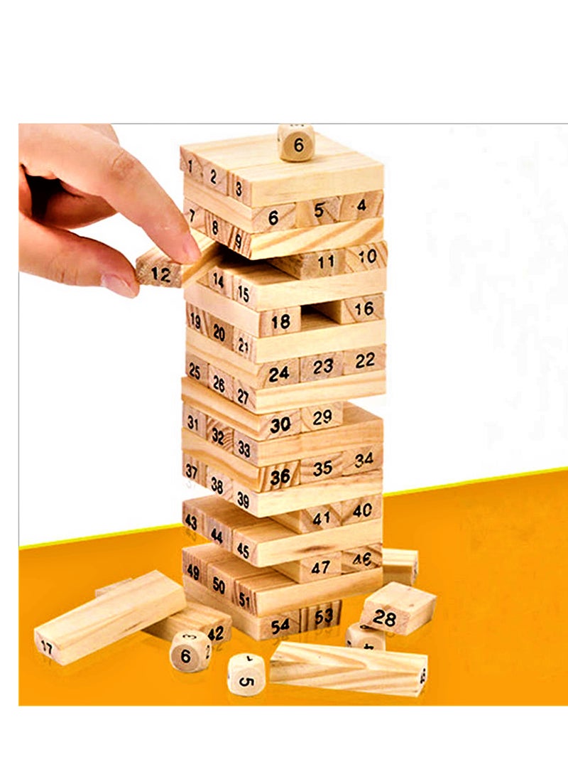 Lavish Pack of 2 Digital Children's Stacked Building Blocks Tower Game Family Garden  - Image 3