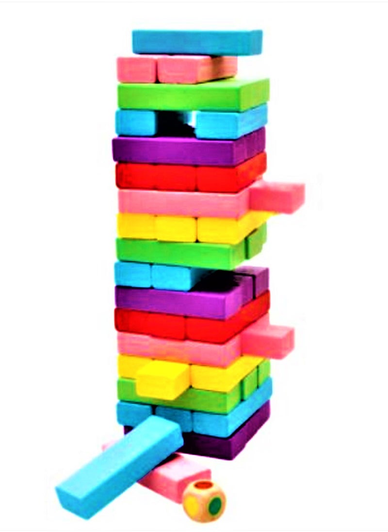 Lavish Pack of 2 Digital Children's Stacked Building Blocks Tower Game Family Garden  - Image 2