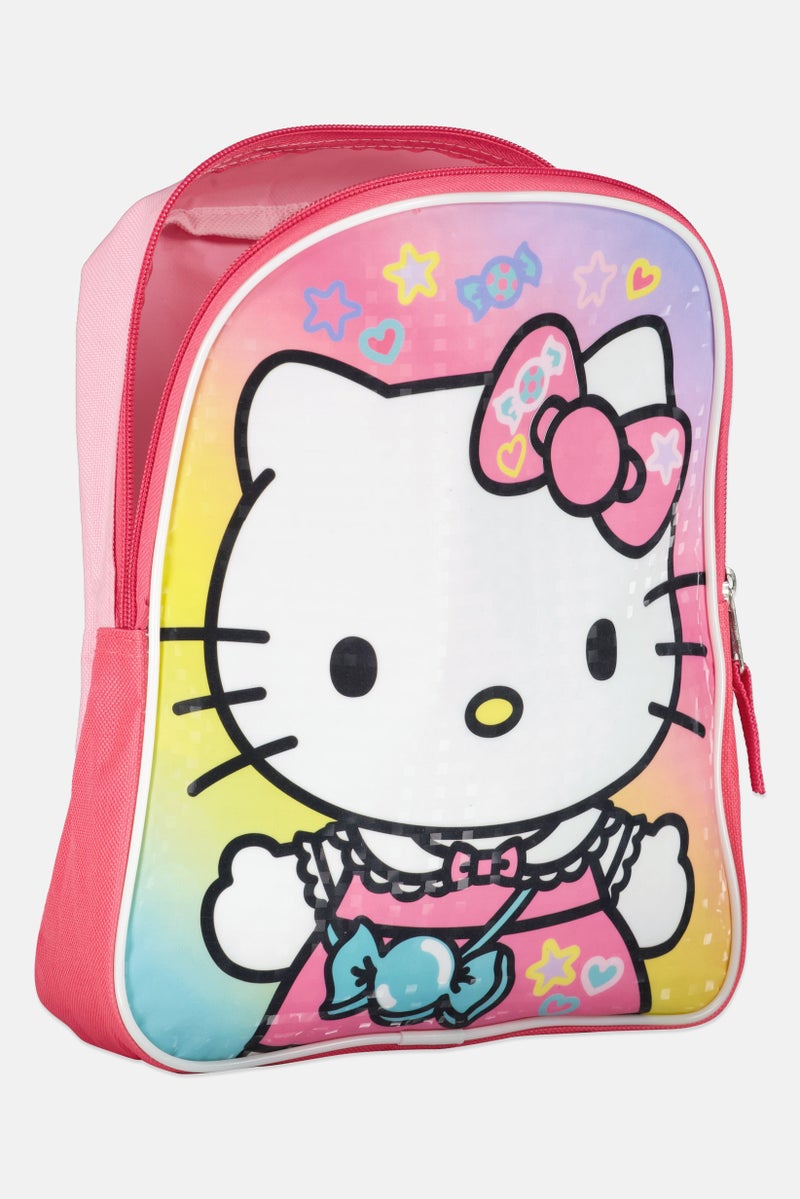 Hello Kitty حقيبة ظهر صغيرة للبنات بطبعة جرافيك، متعددة الألوان - Image 3
