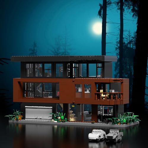 Millionspring House Building Set Compatible with Lego Architecture Blocks Valentine Romance Films Fans House Creative Present for Adult Halloween Christmas 864 Pcs - Image 5