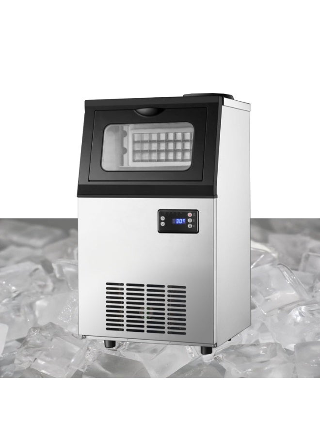 Cool Baby Tap Water Ice Maker Machine, 66lbs/24H Stainless Steel Under Counter ice Machine with 17.6lbs Ice Storage Capacity, Freestanding Ice Maker. - Image 2