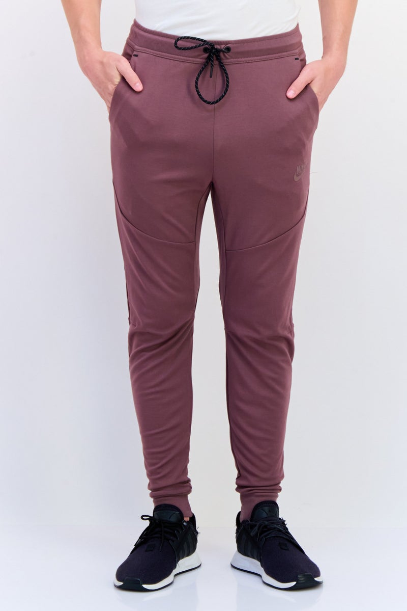 Nike Men Slim Fit Outdoor Sweatpants, Dark Mauve - Image 1