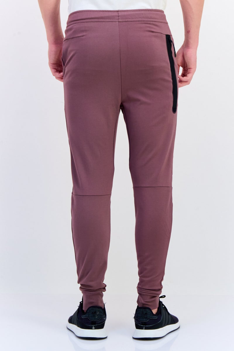 Nike Men Slim Fit Outdoor Sweatpants, Dark Mauve - Image 2