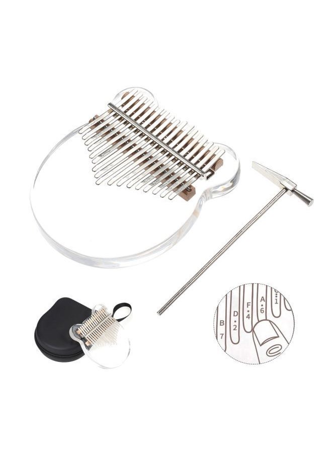 NIBEMINENT 17 Keys Kalimba Thumb Piano Panel Kit  - Image 5