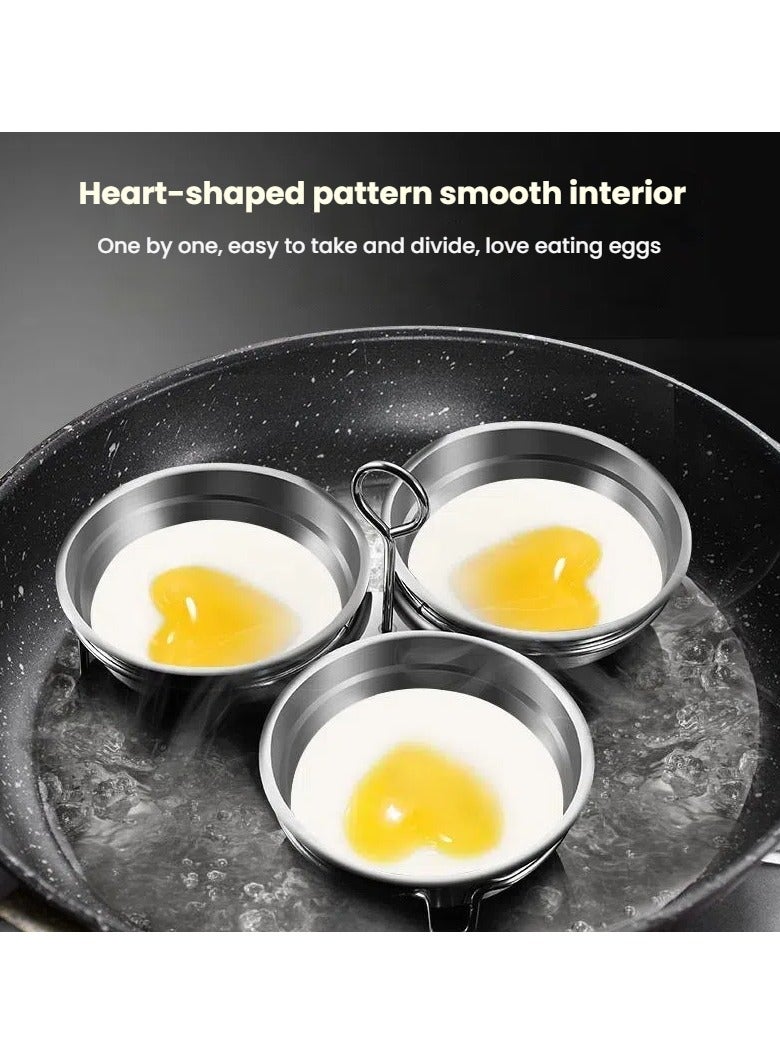 general Stainless steel omelette mold artifact fried egg model omelette heart-shaped poached egg rice ball grinder - Image 2