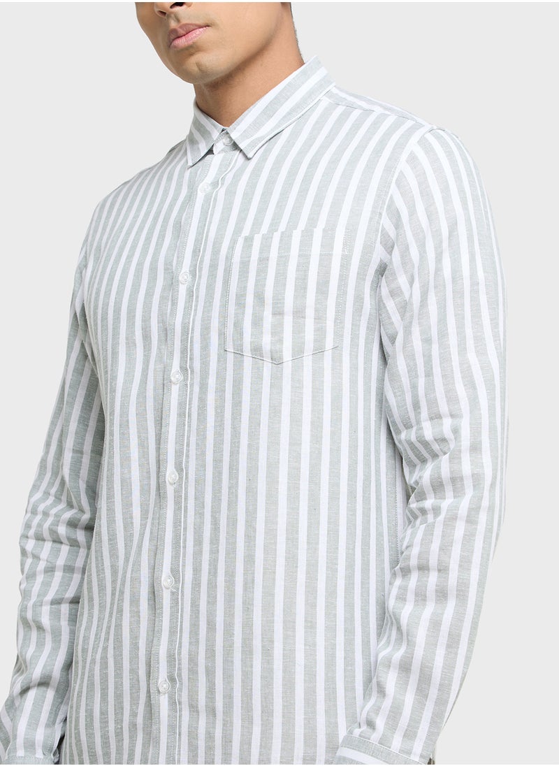 Robert Wood Long Sleeve Shirt  - Image 3