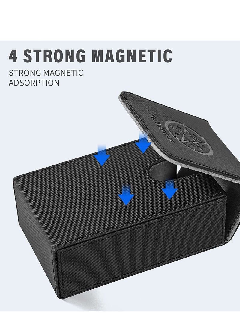 Generic - Tarot Card Case Souvenir Card Storage Box Large Capacity Holds About 95 Pages for Most Standard Size Tarot Fold Top Design Not Included for Tarot Cards - Image 1
