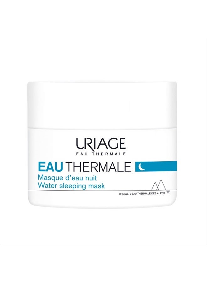 URIAGE Water Sleeping Mask | Moisturizing Night Mask with Hyaluronic Acid & Edelweiss, Skin Replenished After 8 Hours, Silky Gel, Paraben-Free, Non-Comedogenic, 50 mL/ 1.69 Oz - Image 1