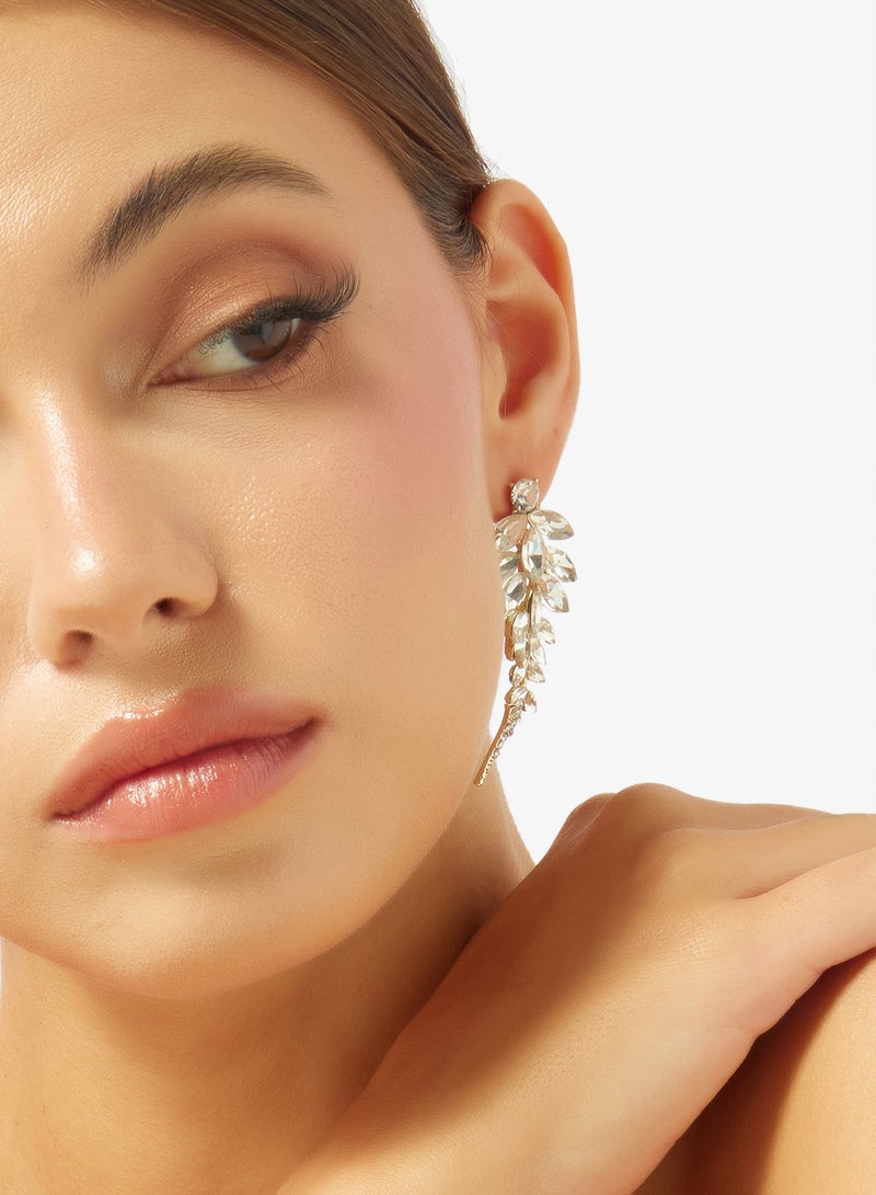 ELLA Rhinestone Embellished Earrings - Image 3