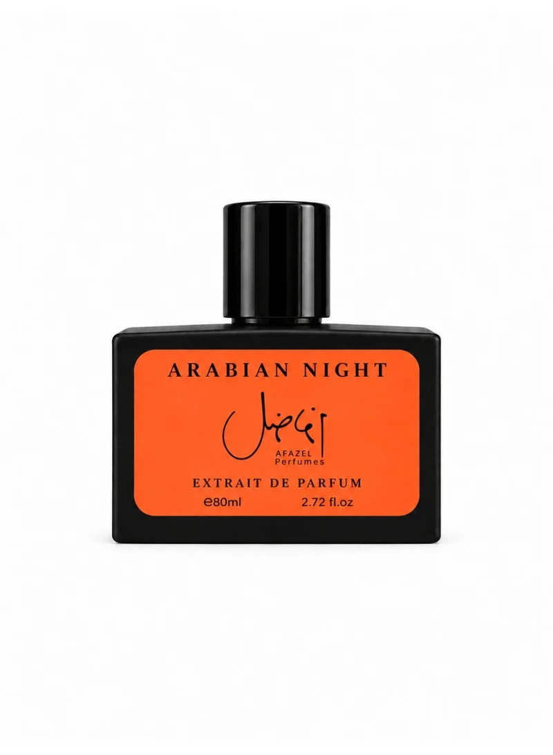 Afazel perfumes Afazel Perfumes Arabian Night Extrait De Parfum 80ml - Luxurious Oriental Woody Perfume With White Floral, French Lavender, Vanilla, Powder & Musk