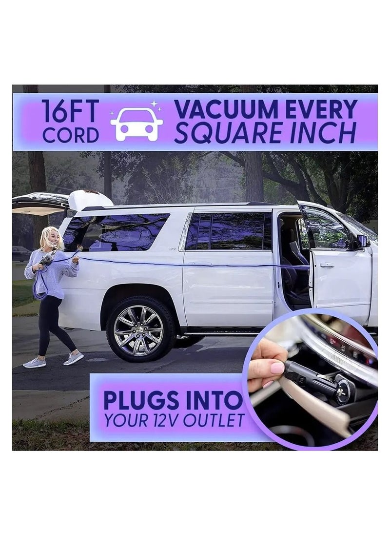 Toby's Cordless Car Vacuum Cleaner 8000Pa Strong Cyclone Suction Household Handheld Wired Mini Vacuum Cleaners for Home Cars  - Image 5