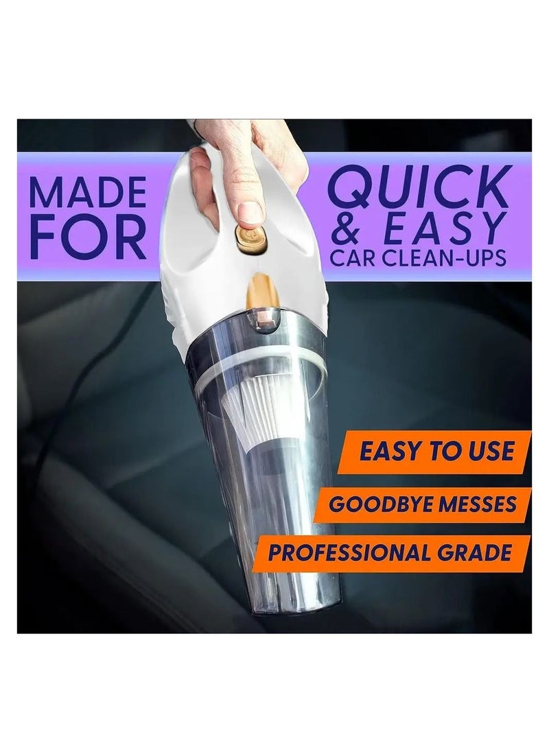 Toby's Cordless Car Vacuum Cleaner 8000Pa Strong Cyclone Suction Household Handheld Wired Mini Vacuum Cleaners for Home Cars  - Image 4