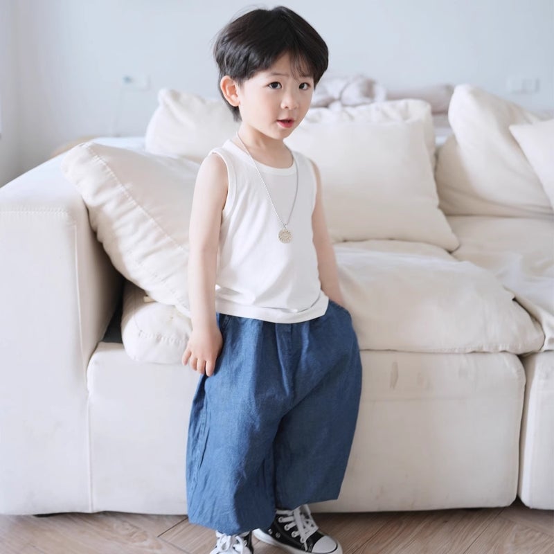 Boys' Summer Vest Innerwear Children'S Underwear Baby Summer Clothing Girls' Small Vest Toddler Thin Camisole - Image 5