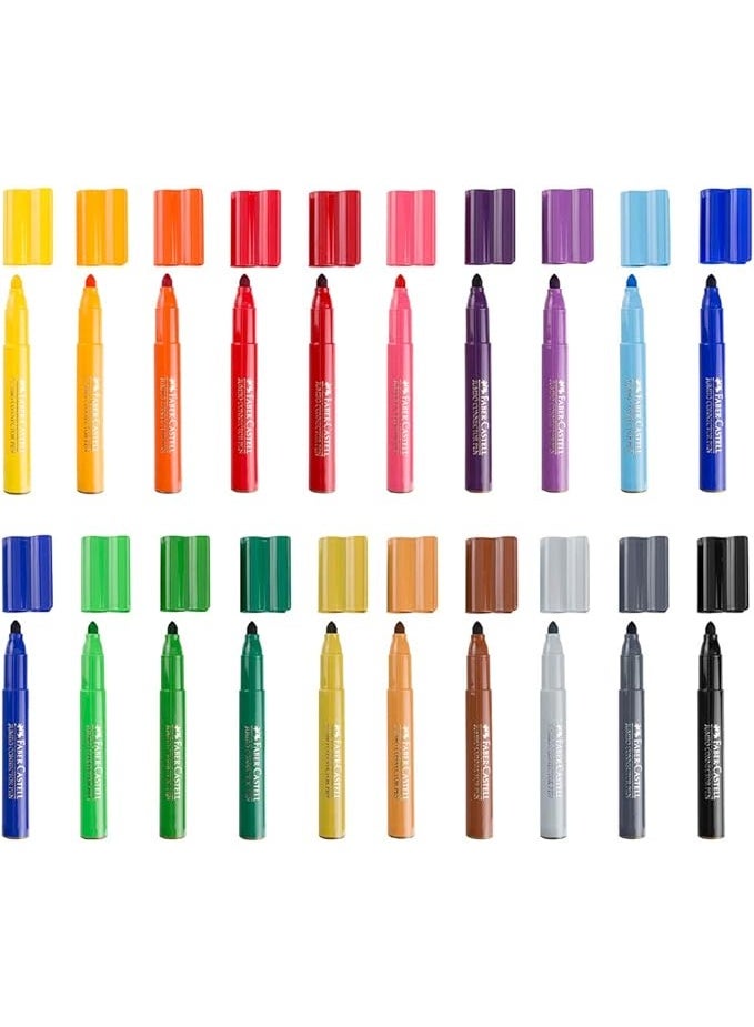 فابير كاستل FABER CASTELL 20 JUMBO CONNECTOR PENS - Image 4