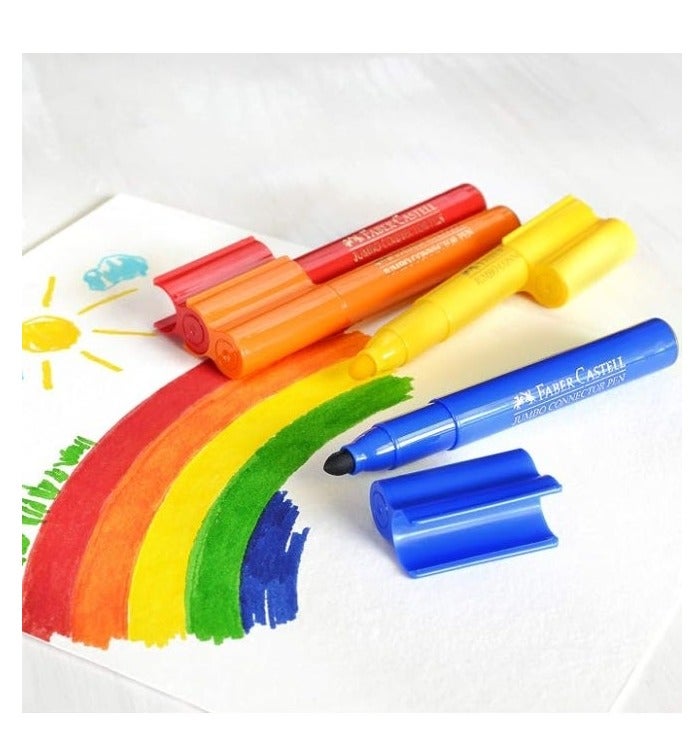 فابير كاستل FABER CASTELL 20 JUMBO CONNECTOR PENS - Image 3