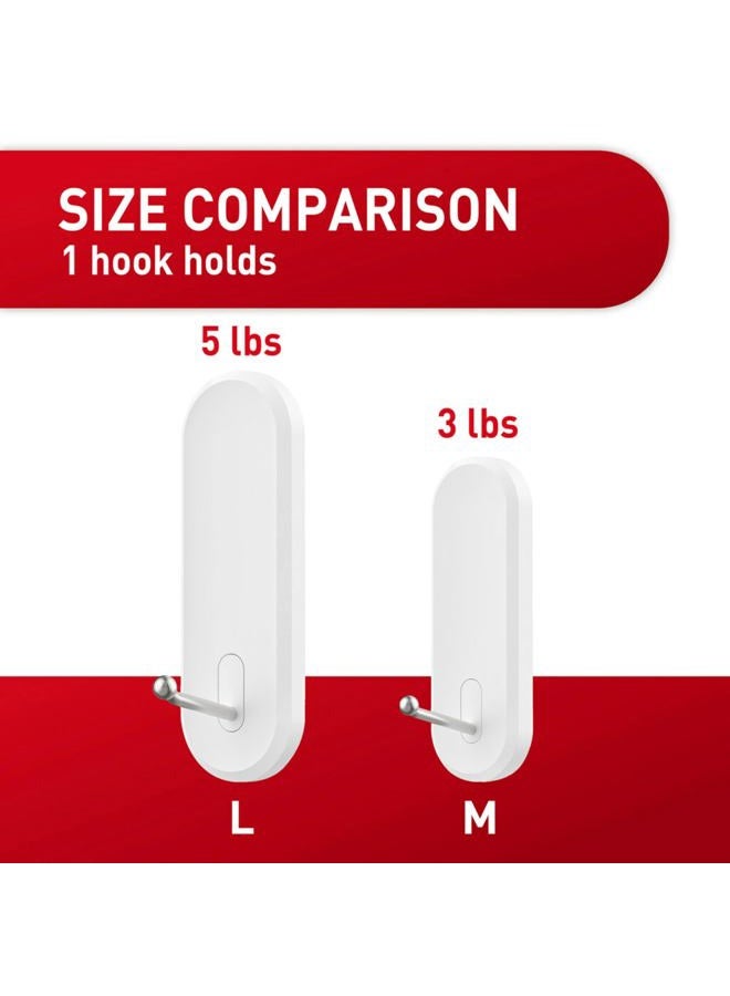 Command Wire Hooks Value Pack, Medium, White, 7-Hooks (17068-7ES) - Image 5