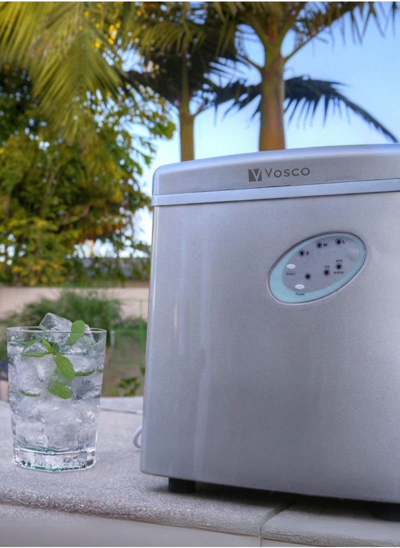 Vosco Ice Maker Countertop – 20Kg/24H Ice Machine, High-Capacity, Fast Ice Production for Home, Office & Commercial Use  - Image 4