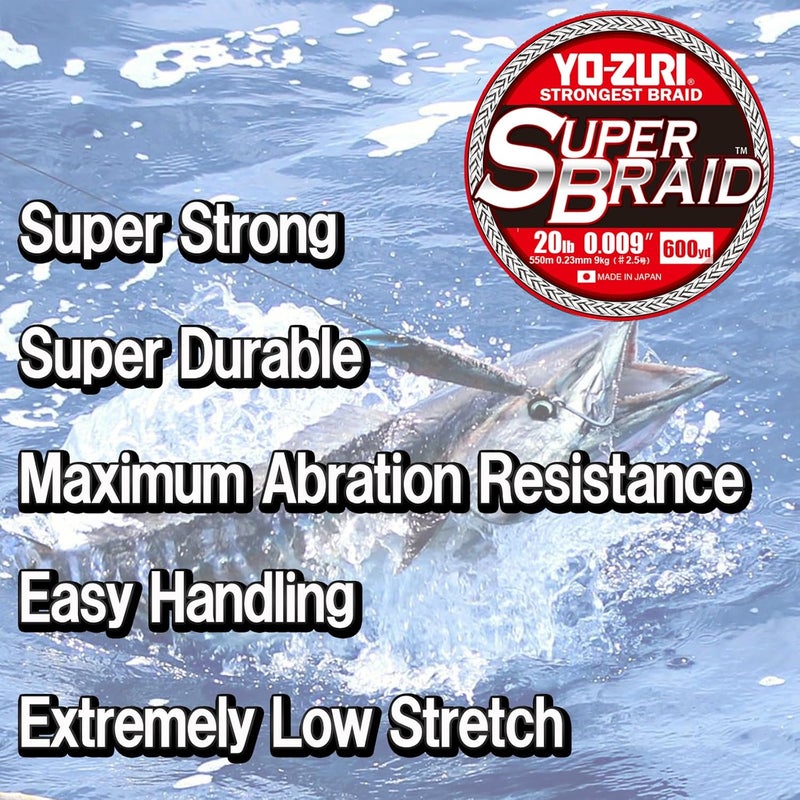 DUEL Yo-Zuri SuperBraid Dark Green 150 Yards Superbraid Fishing Line - Image 2
