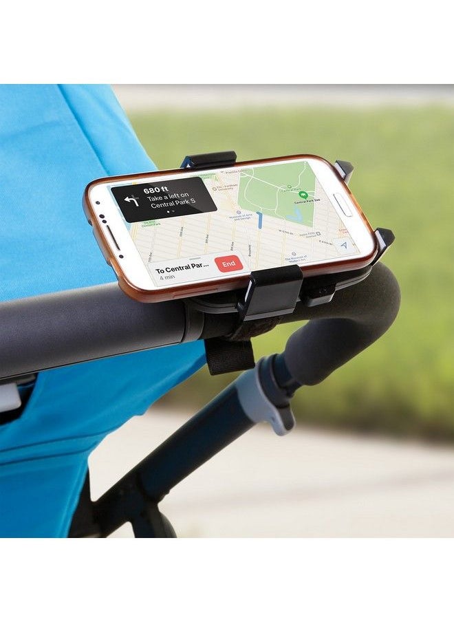 dreambaby Stroller Ezyfit Phone Holder Suitable For Most Phones Including Iphone Samsung Motorola Fits All Strollers Prams Wheelchairs And More  - Image 3