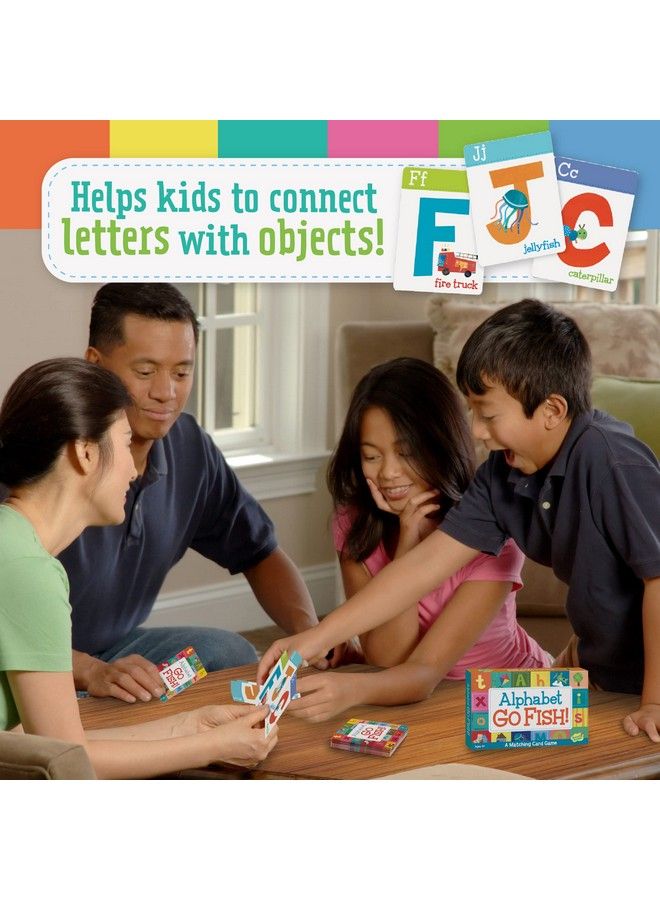 Peaceable Kingdom Alphabet Go Fish Letter Matching Card Game With 52 Oversized Cards Card Games For Kids Ages 4+ 2 To 6 Players - Image 3