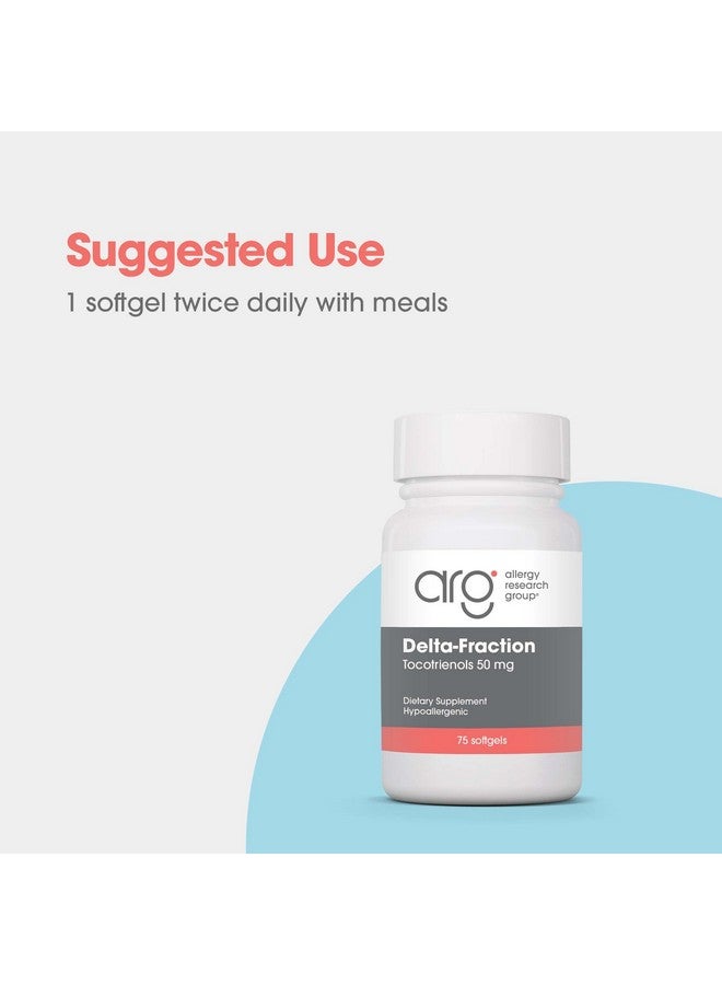 اليرجي ريسيرتش جروب مكمل غذائي دلتا فراكشن توكوترينول من مجموعة أبحاث الحساسية - 50 مجم فيتامين هـ، أناتو، جاما، توكوترينول فقط، خالٍ من التوكوفيرول، مضاد للحساسية، كبسولات هلامية ناعمة - 75 كبسولة - Image 3