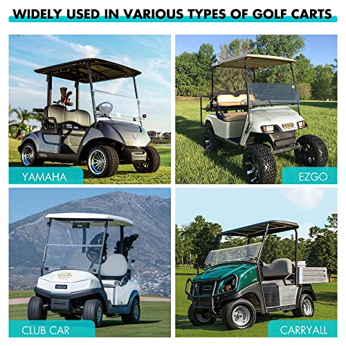 10L0L Golf Cart Horn Kit for EZGO Club Car Yamaha or UTV Universal Waterproof Electric Snail Horn Floor Mount Button Switch, Adjustable Loud, 12 Volt - Image 2