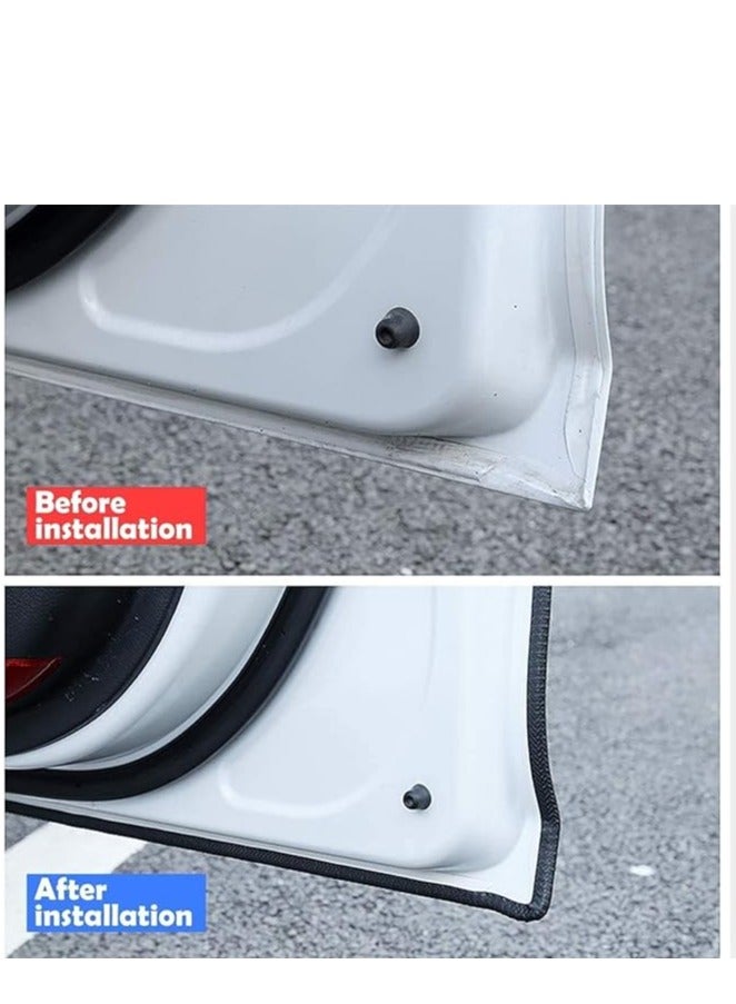 Generic Car Door Edge Guards 5M, TYTA Universal Fit Rubber U Shape Car Door Edge Protection, Edge Trim Rubber Seal Protector Car Protection Door Edge Fit for Most Car (No Glue Required)  - Image 3
