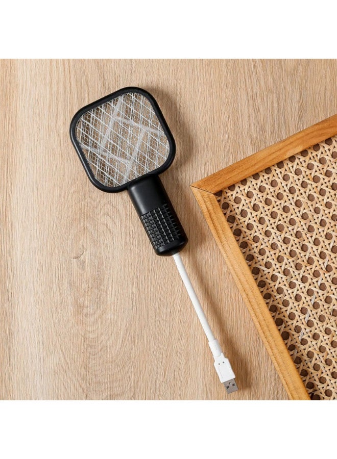 GECKO Fly Swatter USB Mini Mosquito Swatter Portable Fly Killer Insect Killer for Pest Control Mosquito Bat for Indoor and Outdoor Use 1 Pack No Built-In Battery Random Colour  - Image 4