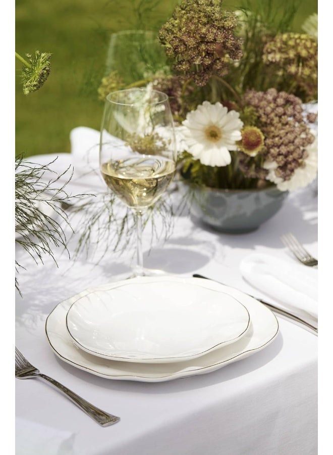 Lenox Blue Bay 12Piece Dinnerware Set 1520 LB White - Image 2