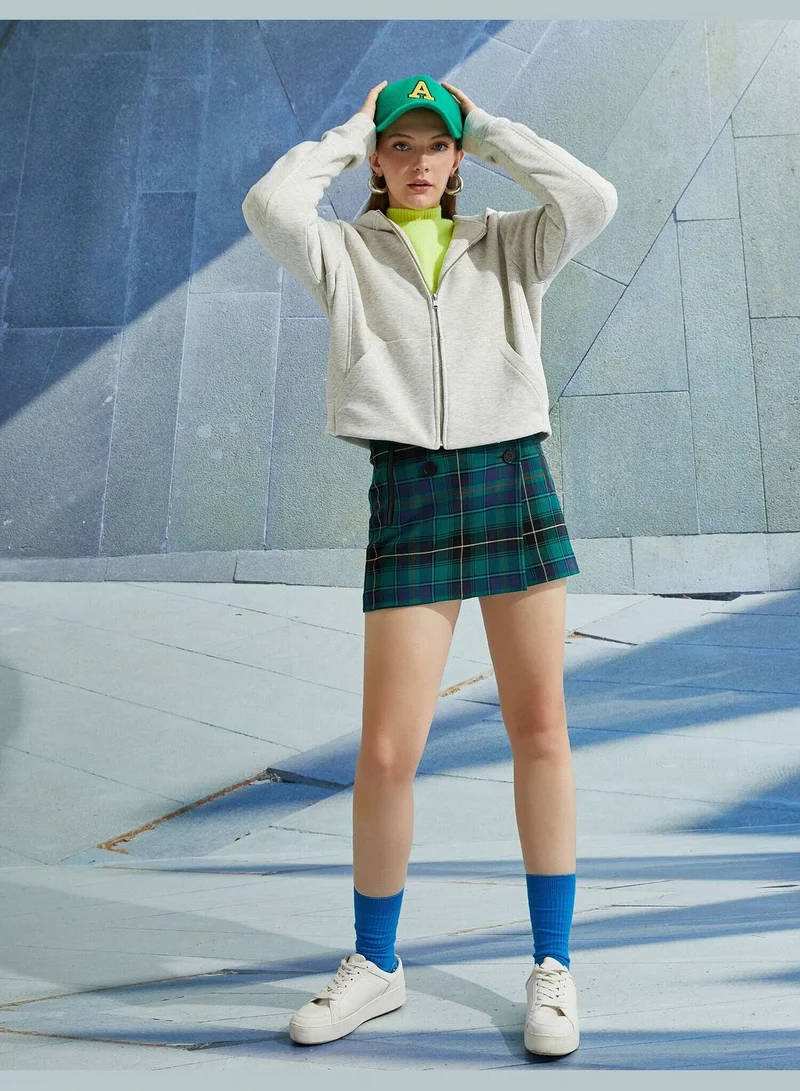 KOTON Plaid Skort
