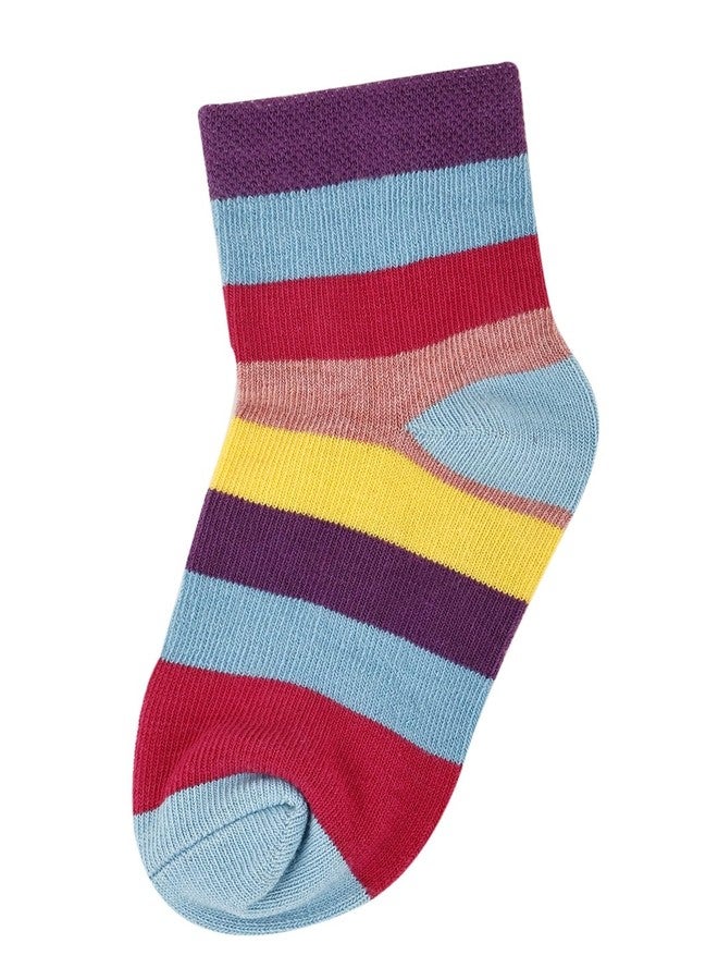 Dollar Kids Socks For Boys & Girls In Blended Cotton (Pack of 5) - Image 3