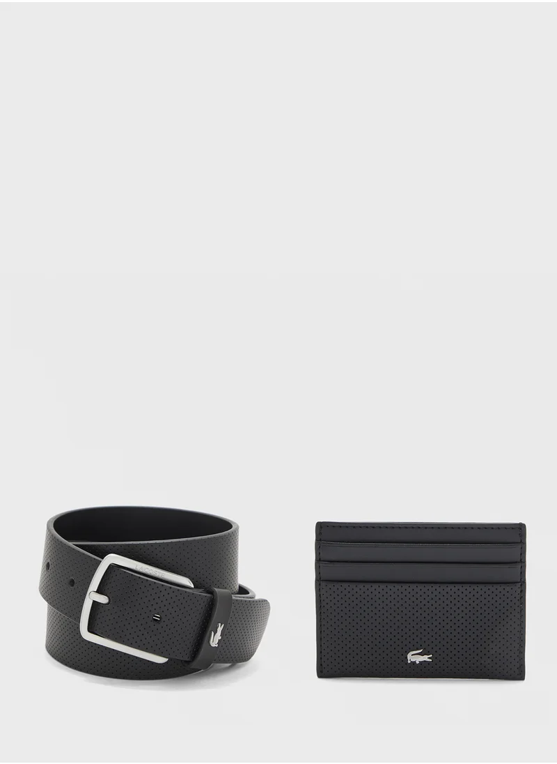 لاكوست Allocated Hole Buckle Belt